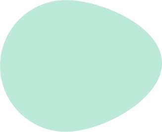 A translucent green blob